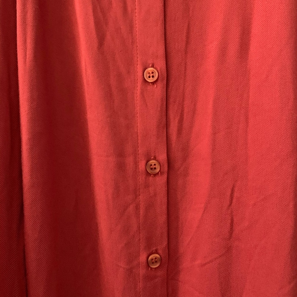 NWT NOMAD Rust Orange Button-Down Sheath Maxi Tank Dress - Picture 3 of 9
